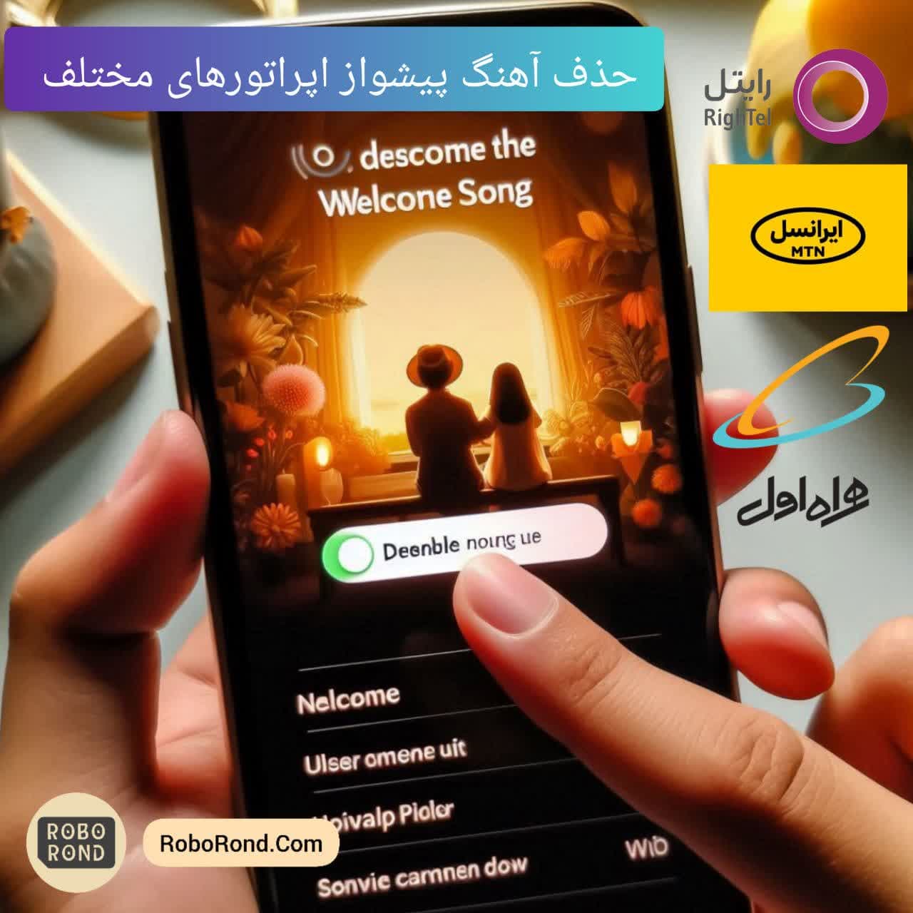 حذف آهنگ پیشواز اپراتورهای مختلف