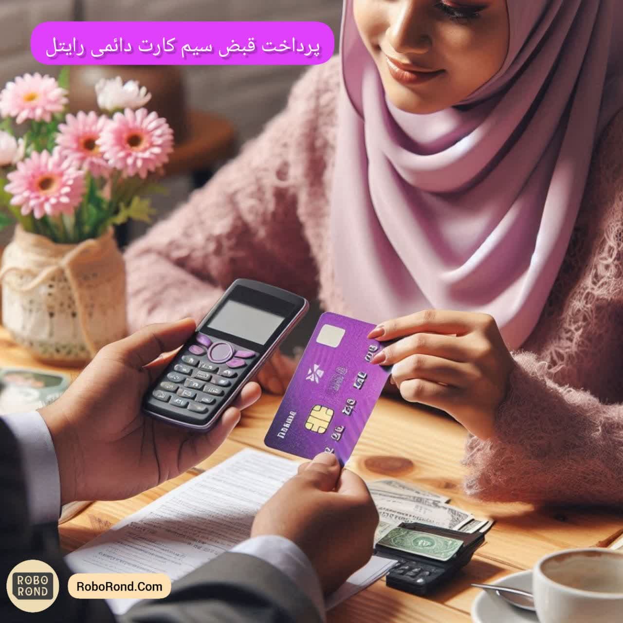 پرداخت قبض سیم کارت دائمی رایتل