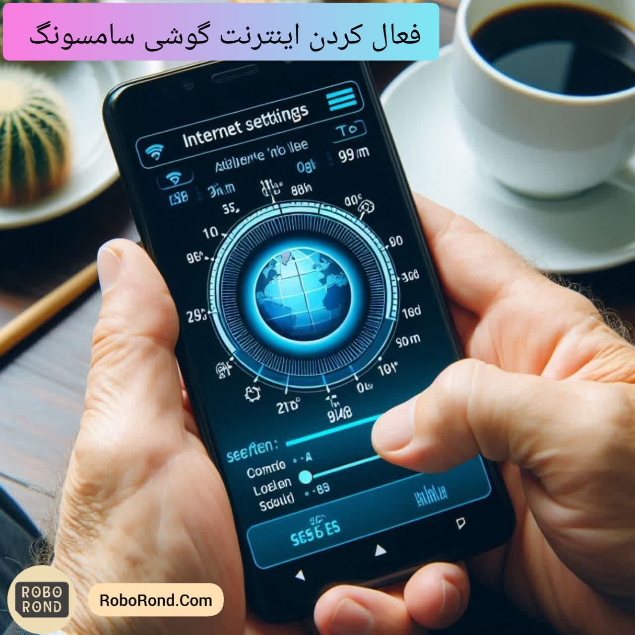 فعال کردن اینترنت گوشی سامسونگ